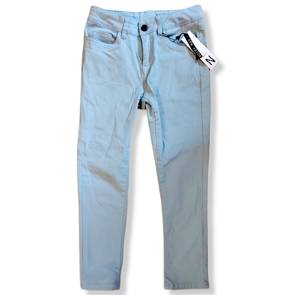 NWT Noisy May baby blue denim cropped ankle pants - Picture 1 of 4